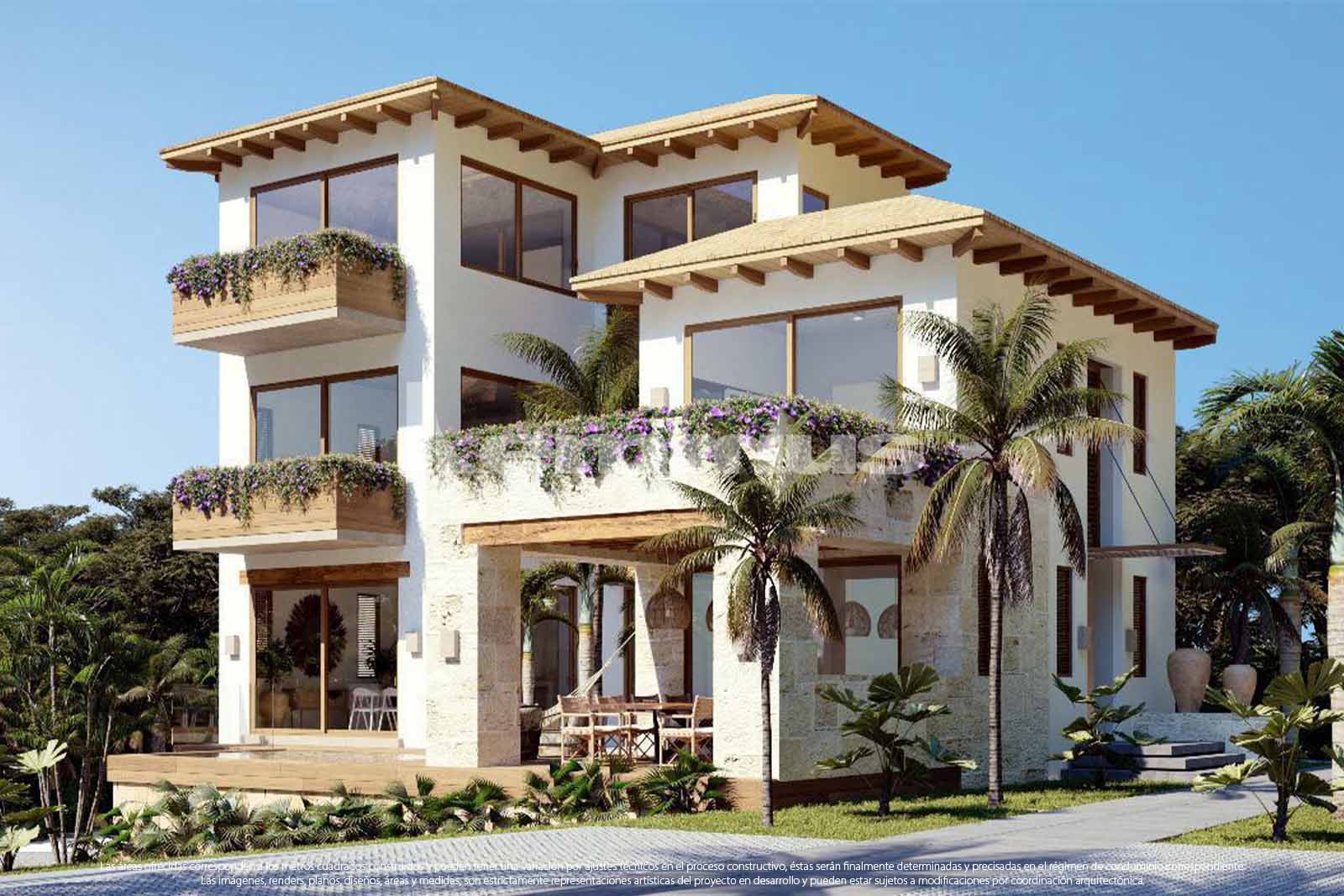 Residencia en La Laguna, Puerto Cancún                             