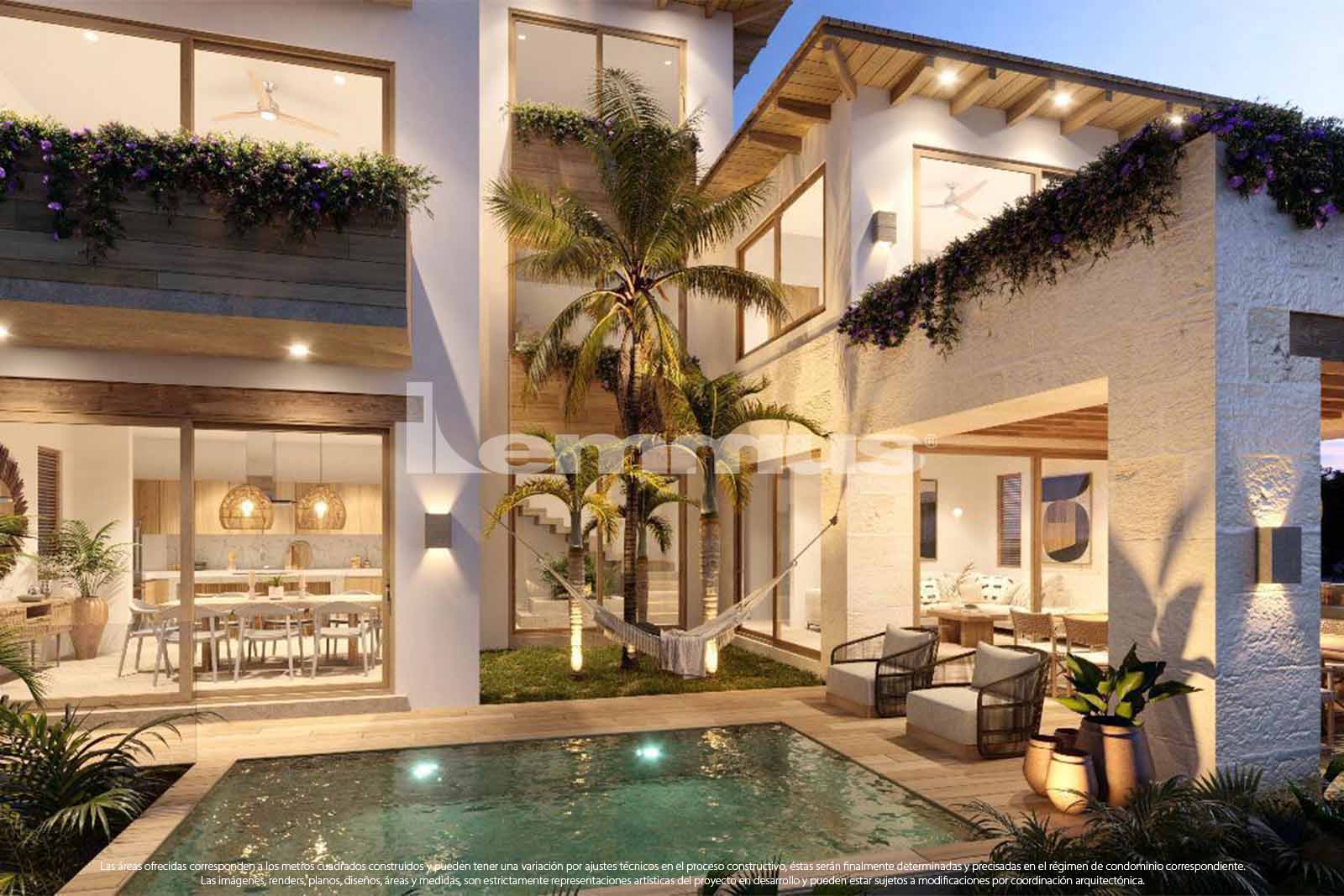 Residencia en La Laguna, Puerto Cancún                             