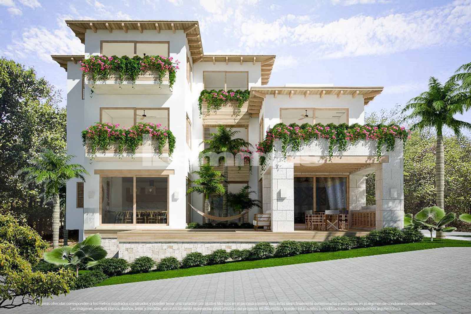 Residencia en La Laguna, Puerto Cancún                             