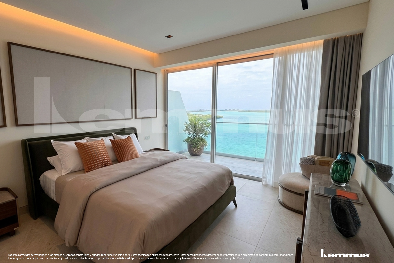 Departamento en Mondrian, Cancún