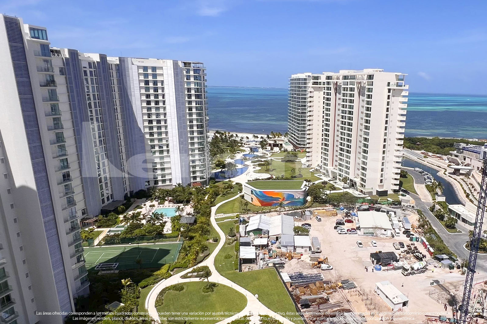 Departamento SLS Bahia, Nivel 20, Cancún  
