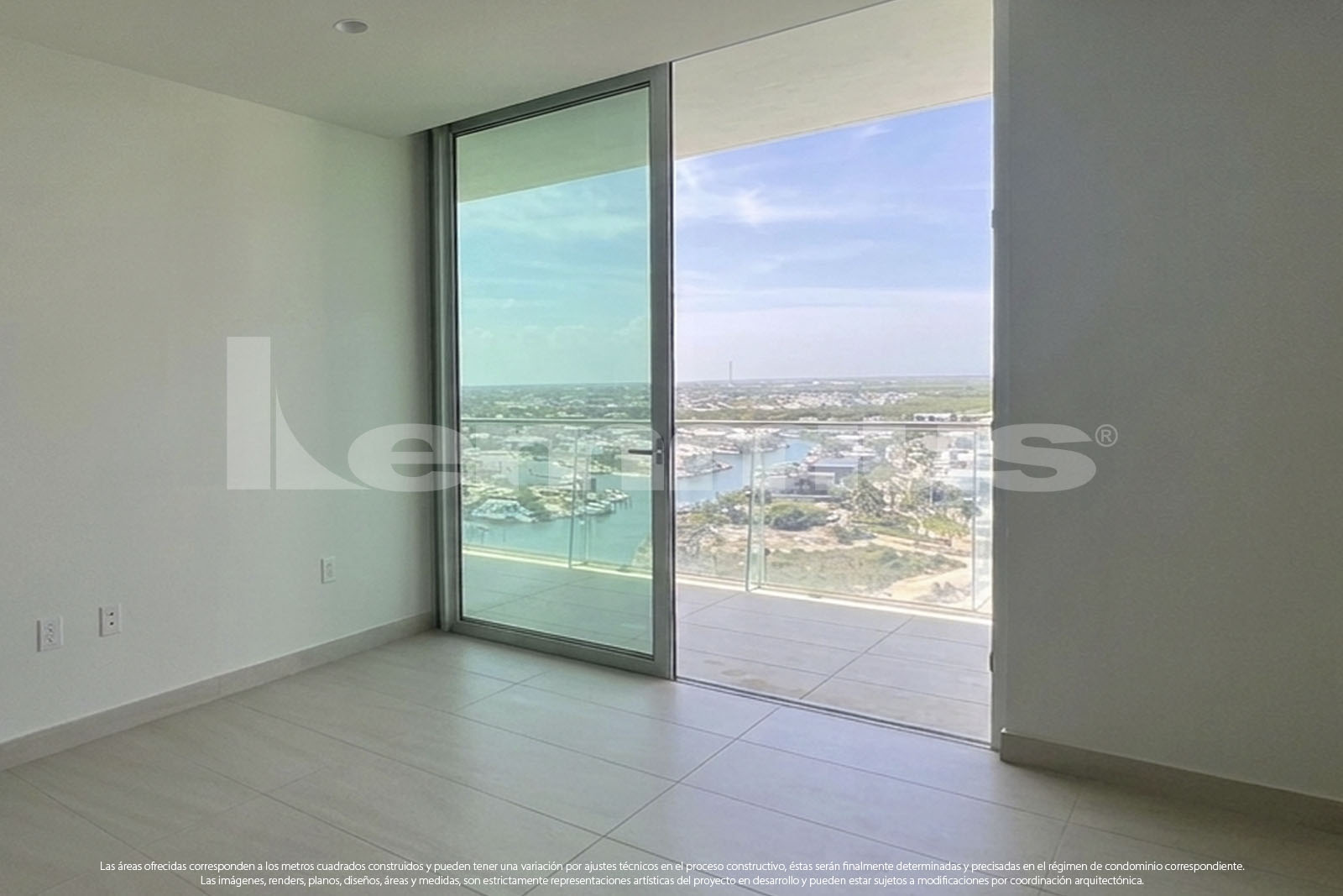Departamento SLS Marina, Nivel 17, Cancún 