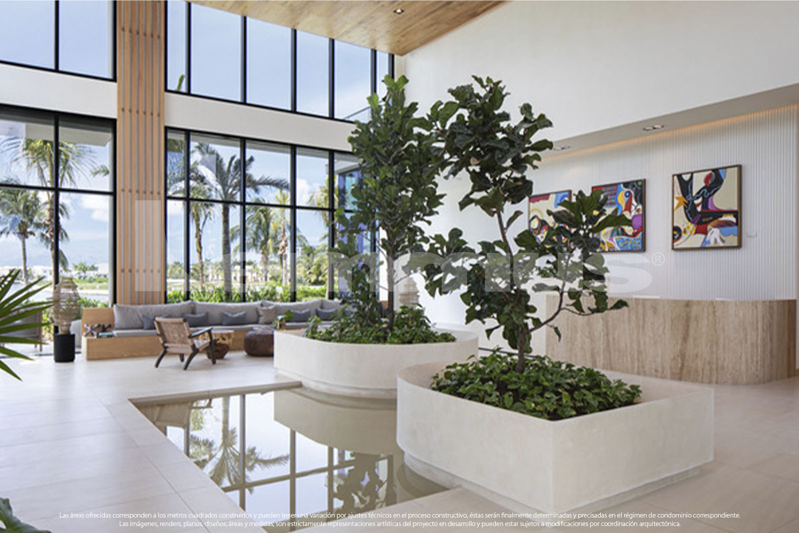 Departamento SLS Marina, Nivel 17, Cancún 