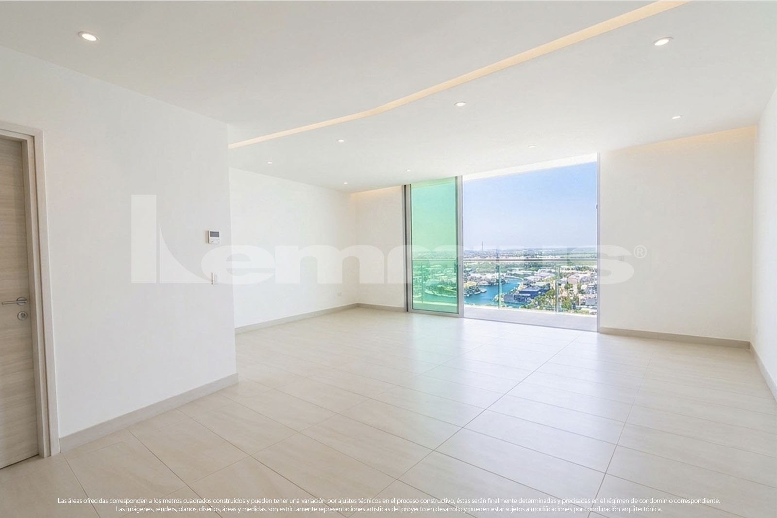 Departamento SLS Marina, Nivel 17, Cancún 