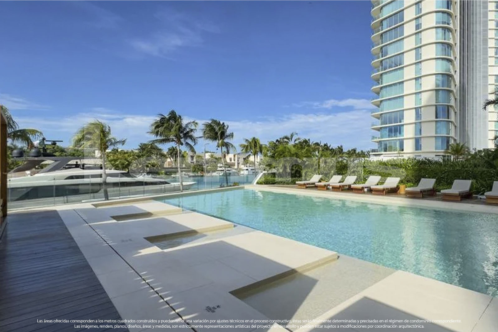 Departamento SLS Marina, Nivel 17, Cancún 